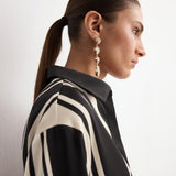 Mango blouse carol in black - Image 4