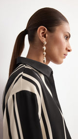 Mango blouse carol in black - Image 4