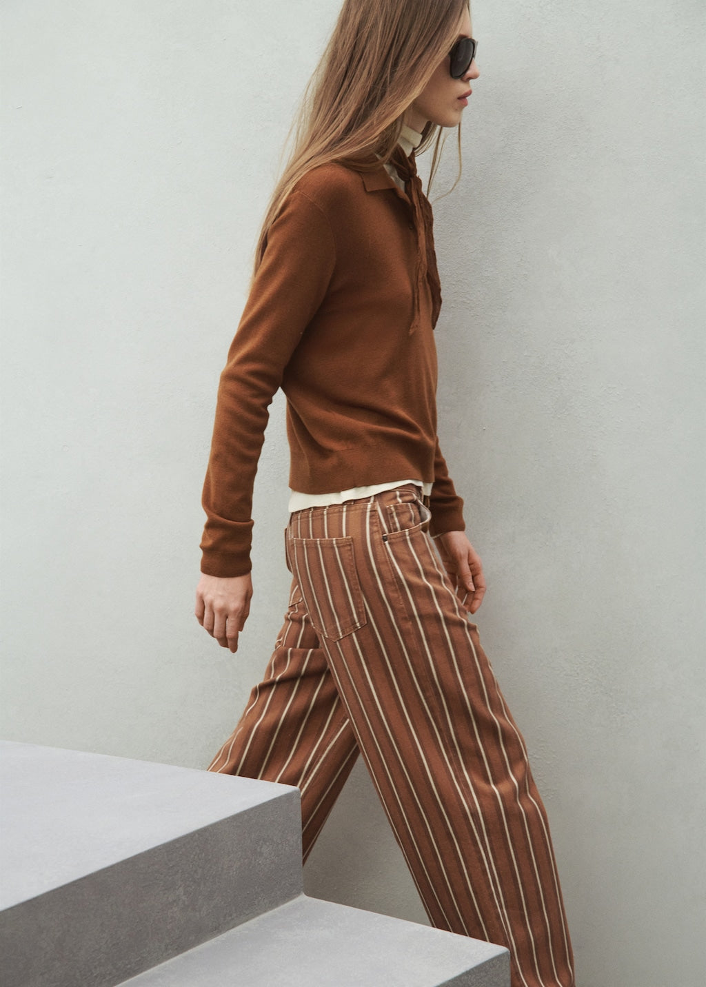 Mango jeans julene in camel - Image 4