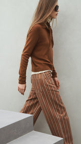Mango jeans julene in camel - Image 4