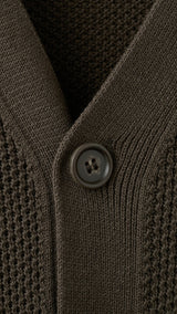 Mango cardigan salsa in chocolate - Image 7