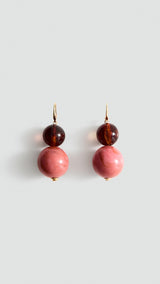 Mango earrings filo in pastel pink - Image 2