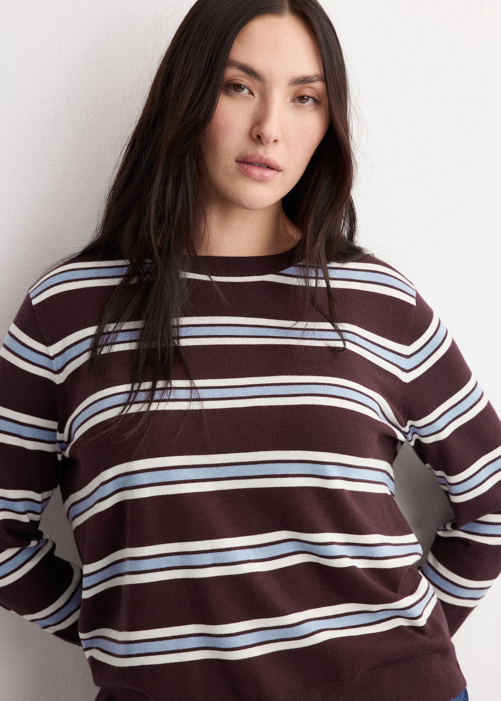 Mango sweater luccar in garnet - Image 8