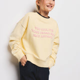Mango sweatshirt jane in pastel yellow-002