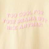 Mango sweatshirt jane in pastel yellow-023