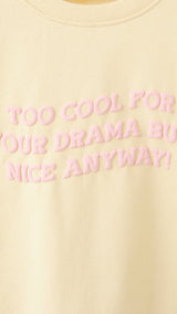Mango sweatshirt jane in pastel yellow-023