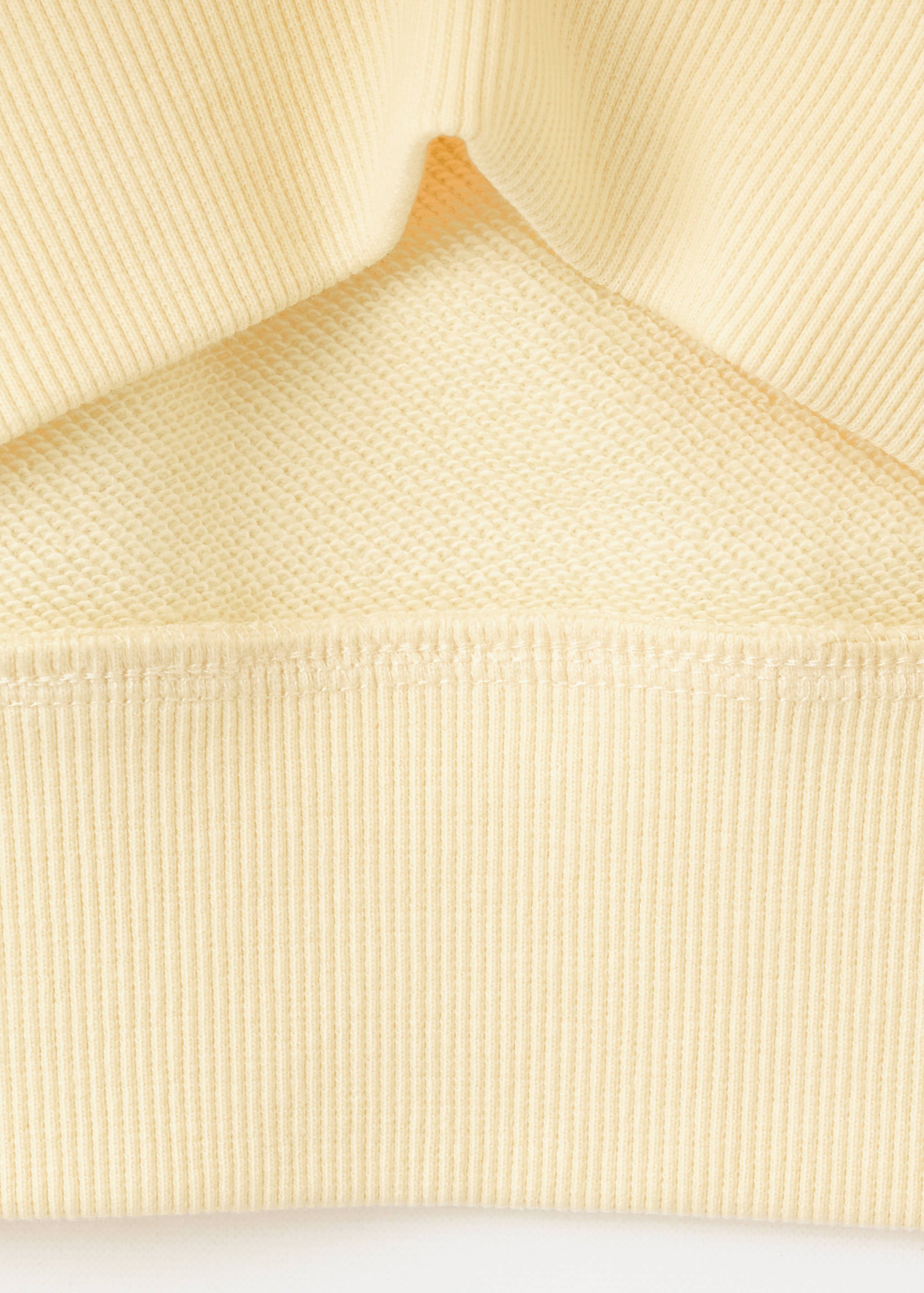 Mango sweatshirt jane in pastel yellow-030