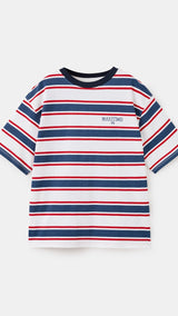 Mango t-shirt fmaritim in red - Image 1