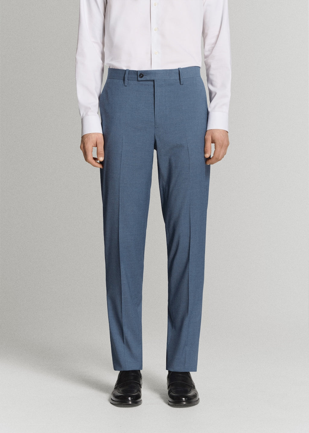 Mango trousers milan in indigo - Image 1