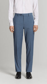 Mango trousers milan in indigo - Image 1