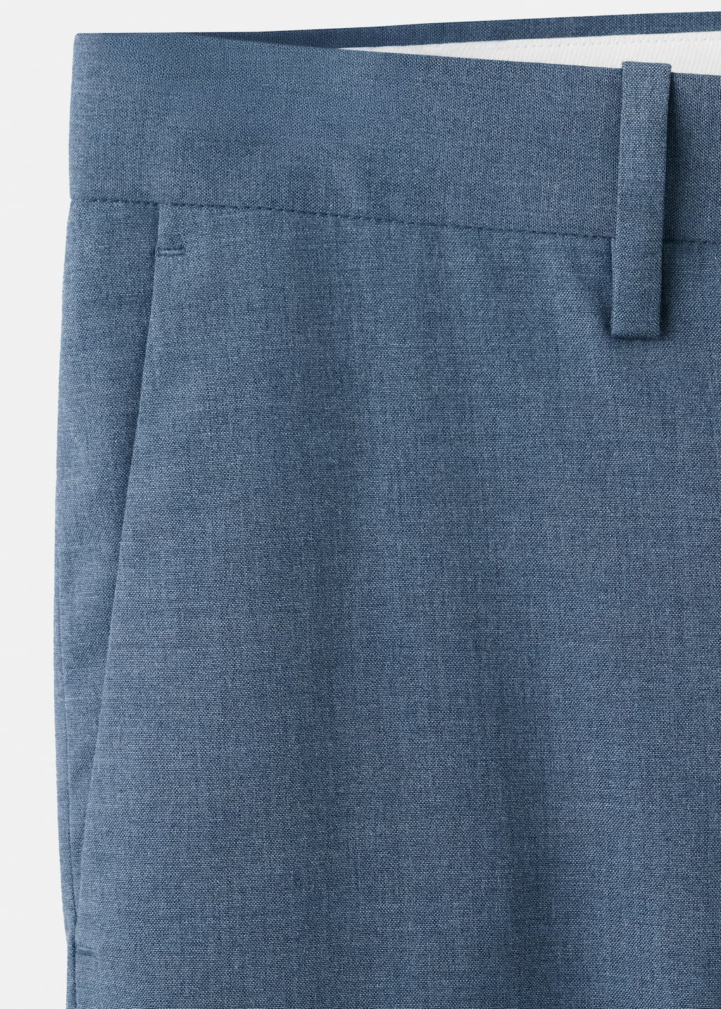 Mango trousers milan in indigo - Image 3