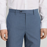 Mango trousers milan in indigo - Image 4