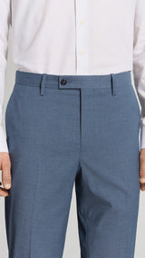 Mango trousers milan in indigo - Image 4