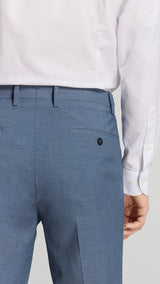 Mango trousers milan in indigo - Image 6