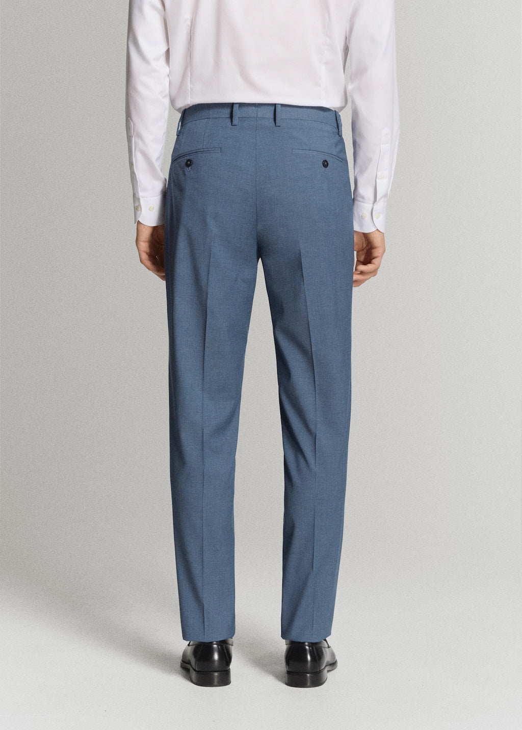 Mango trousers milan in indigo - Image 8
