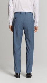 Mango trousers milan in indigo - Image 8