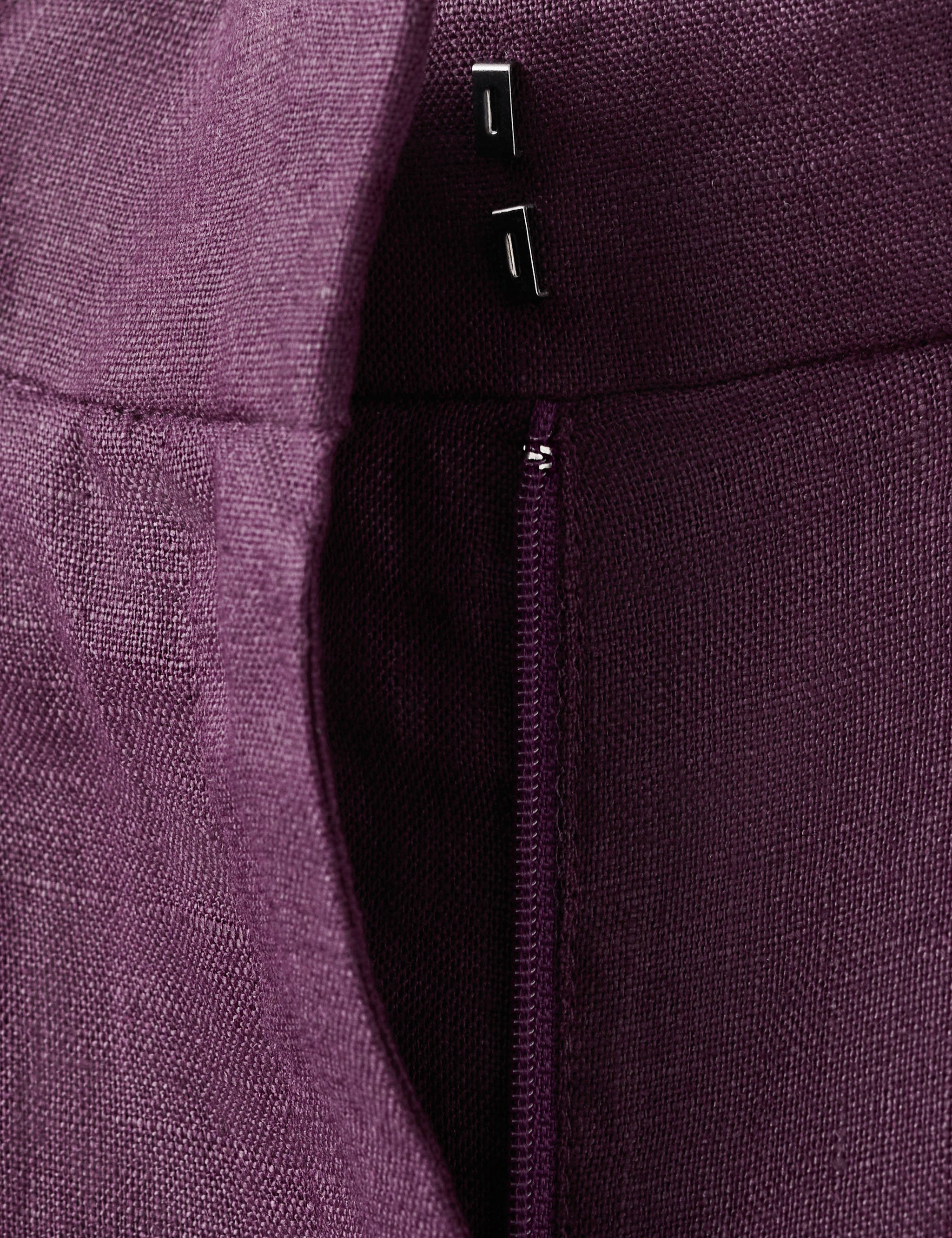 Mango trousers tempoli in purple brown