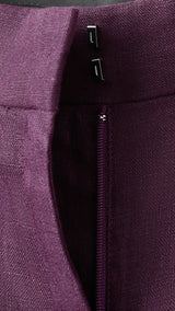 Mango trousers tempoli in purple brown