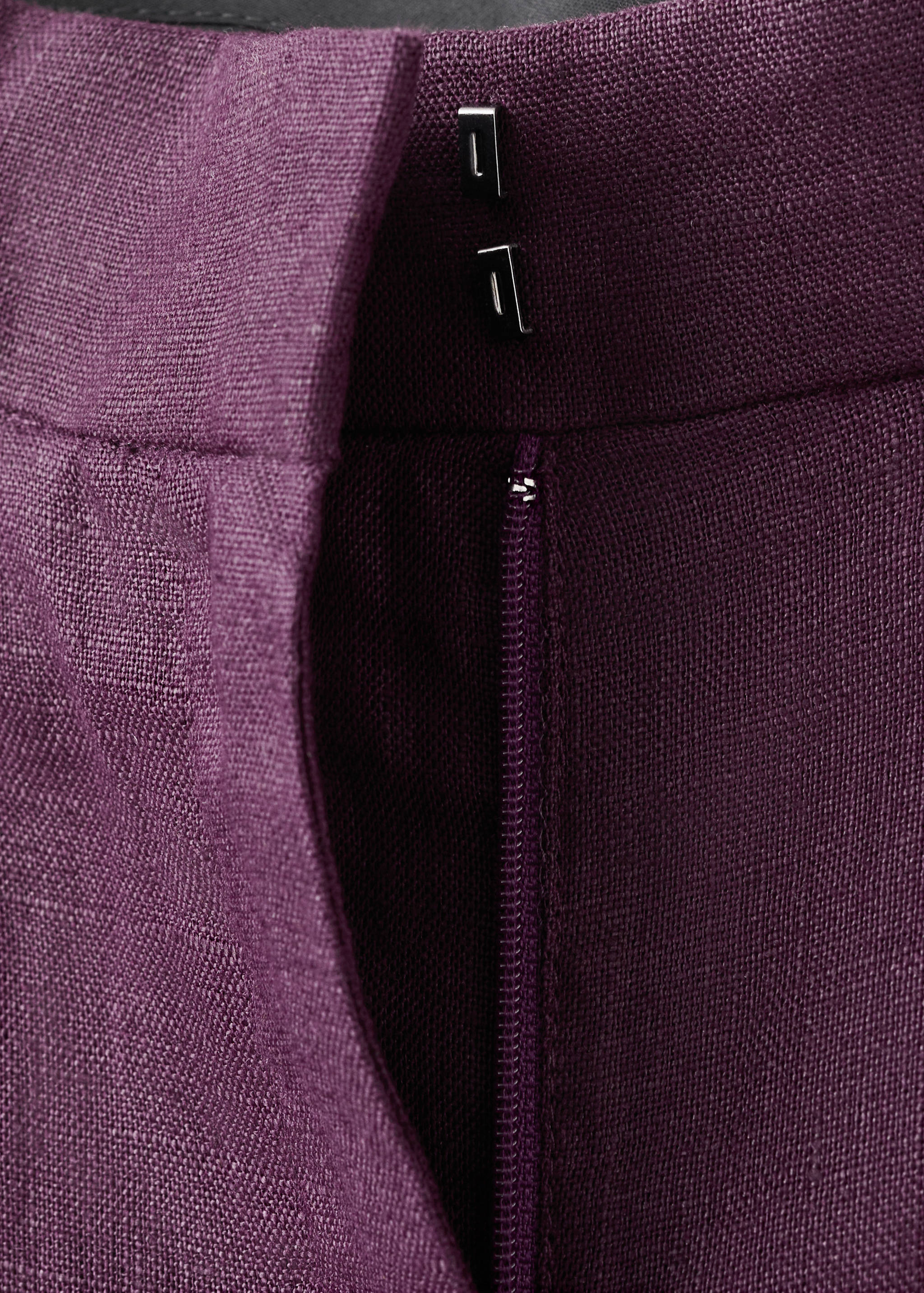 Mango trousers tempoli in purple brown