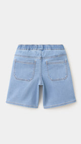Mango bermudas comfy in medium denim