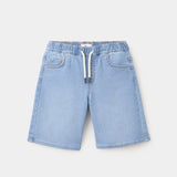 Mango bermudas comfy in medium denim