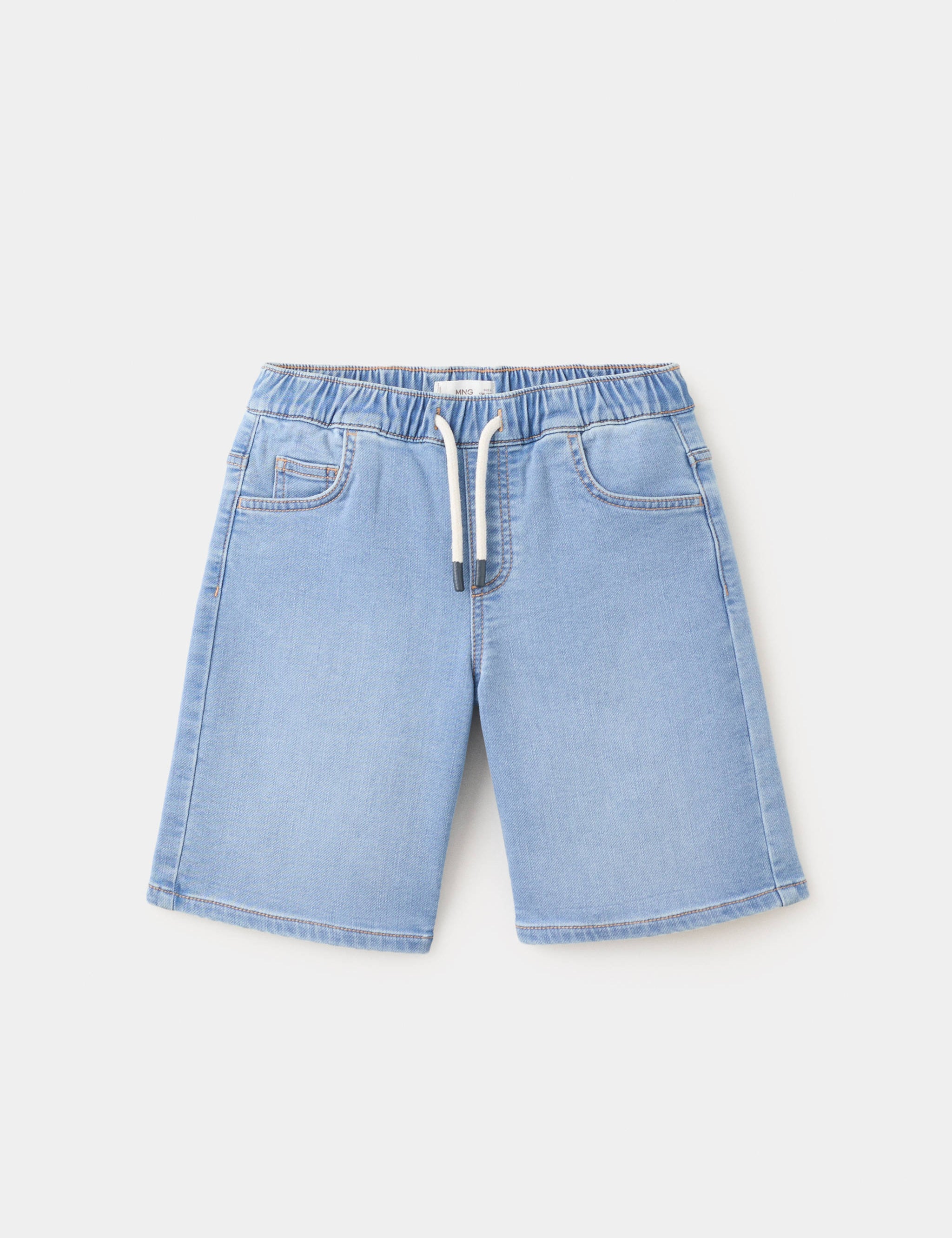 Mango bermudas comfy in medium denim