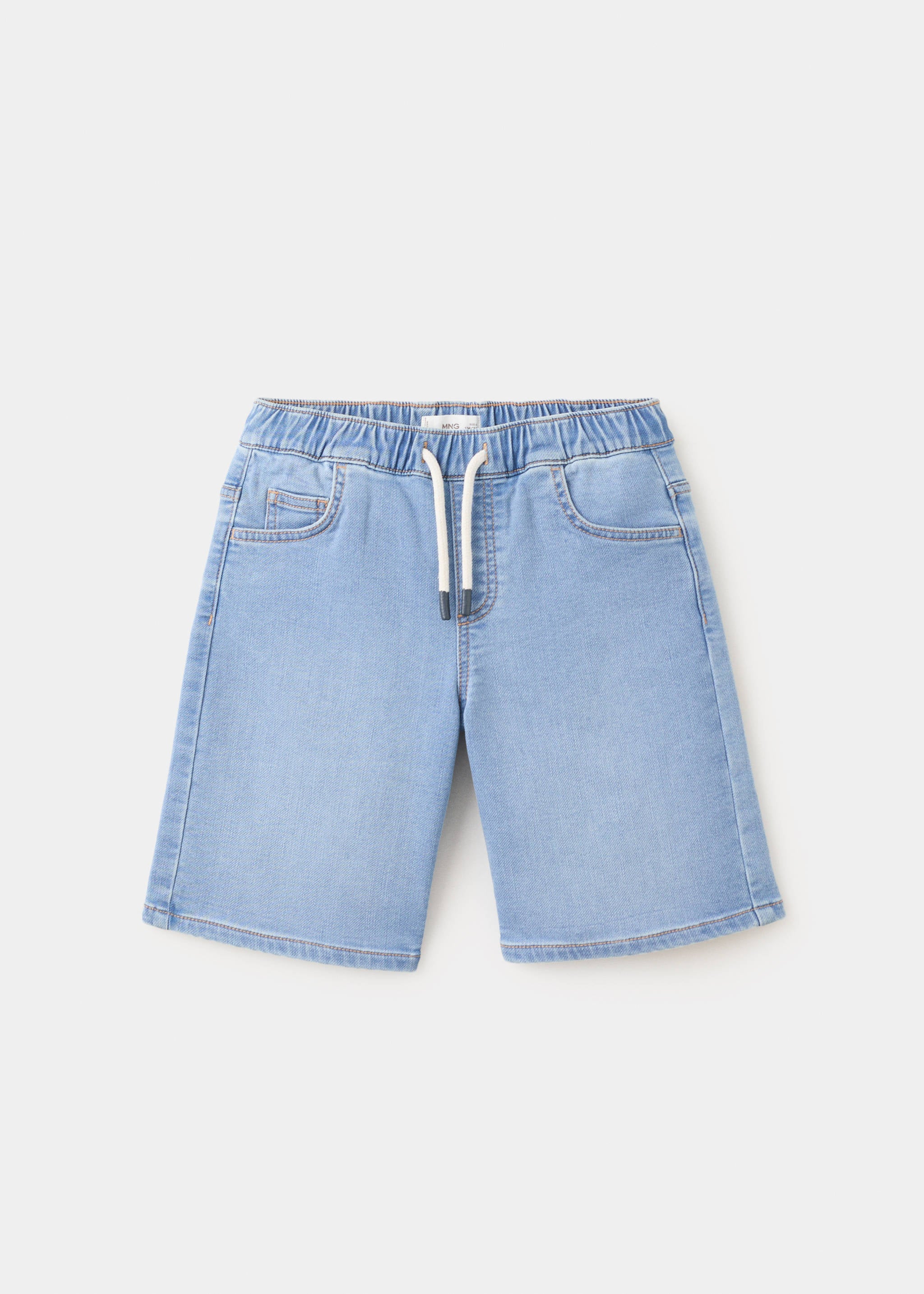 Mango bermudas comfy in medium denim