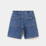 Mango bermudas comfy in dark denim
