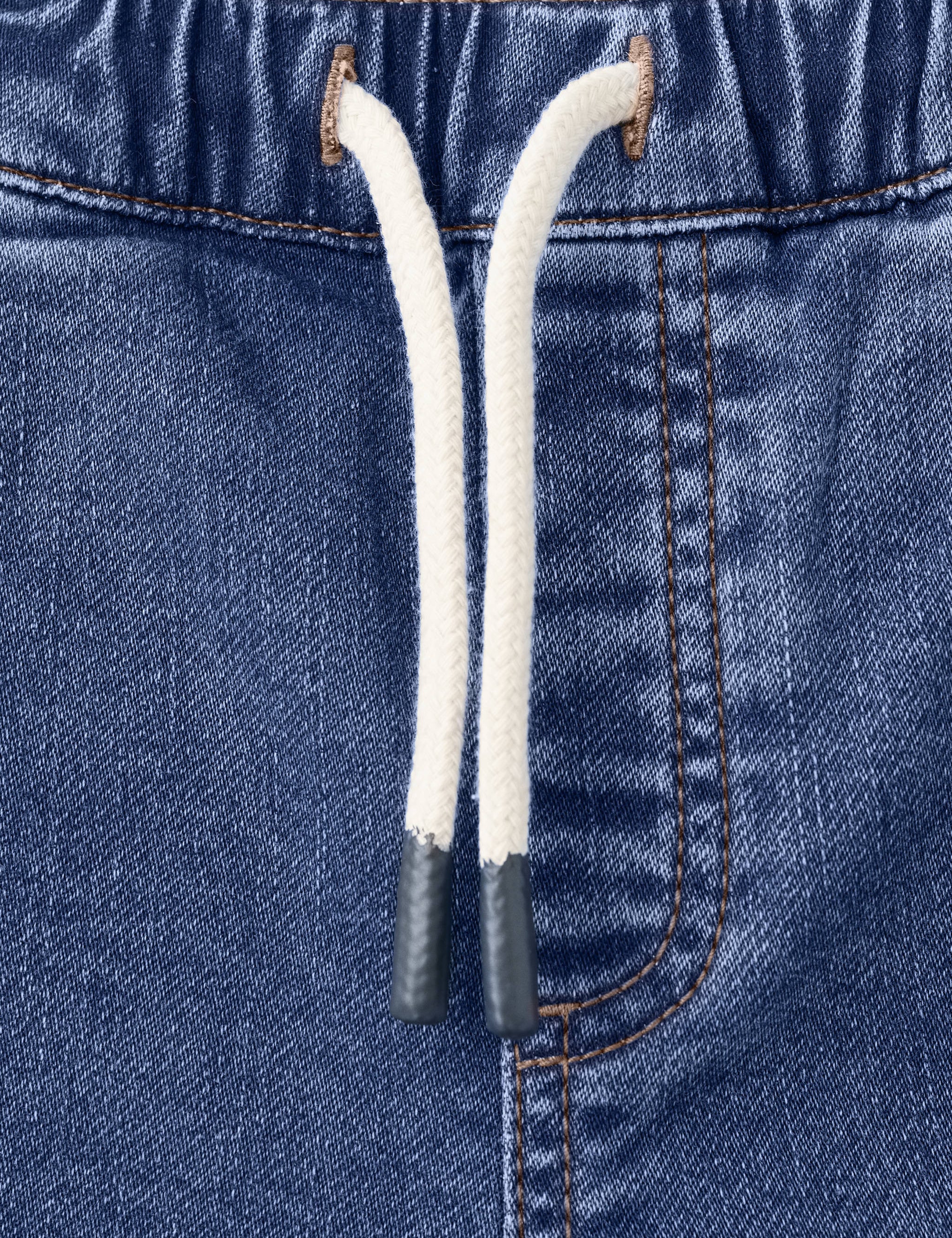 Mango bermudas comfy in dark denim
