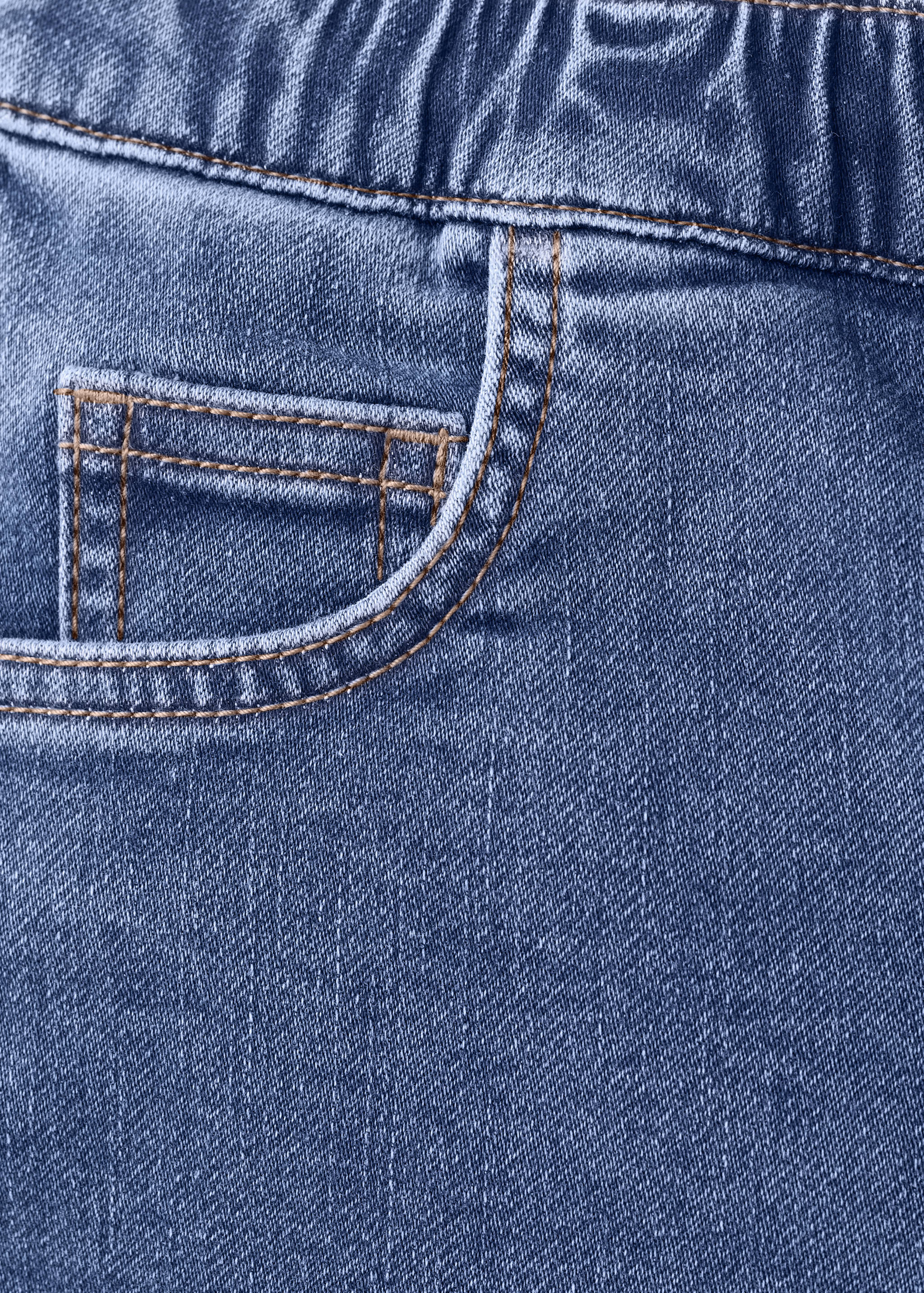 Mango bermudas comfy in dark denim