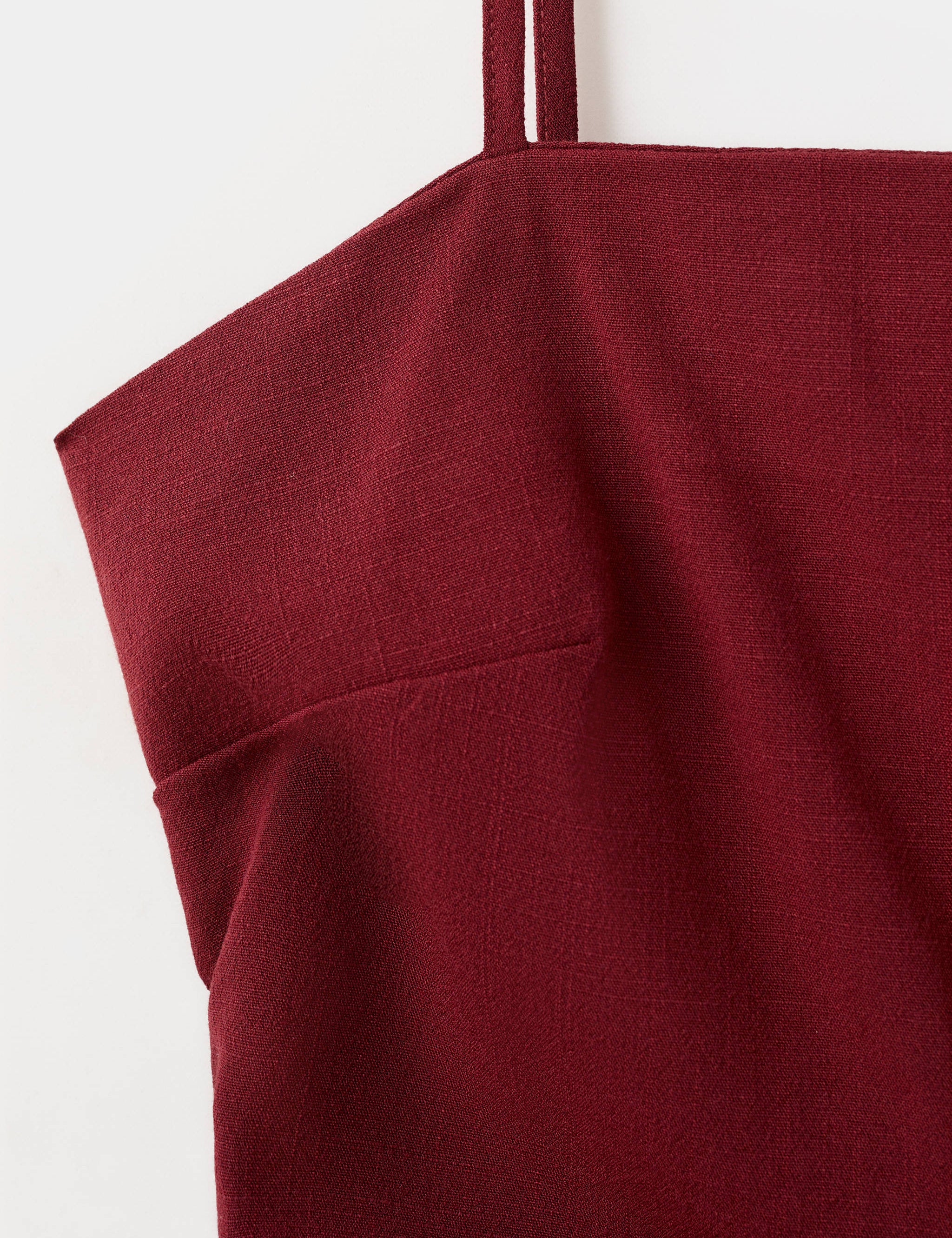 Mango top riga in red