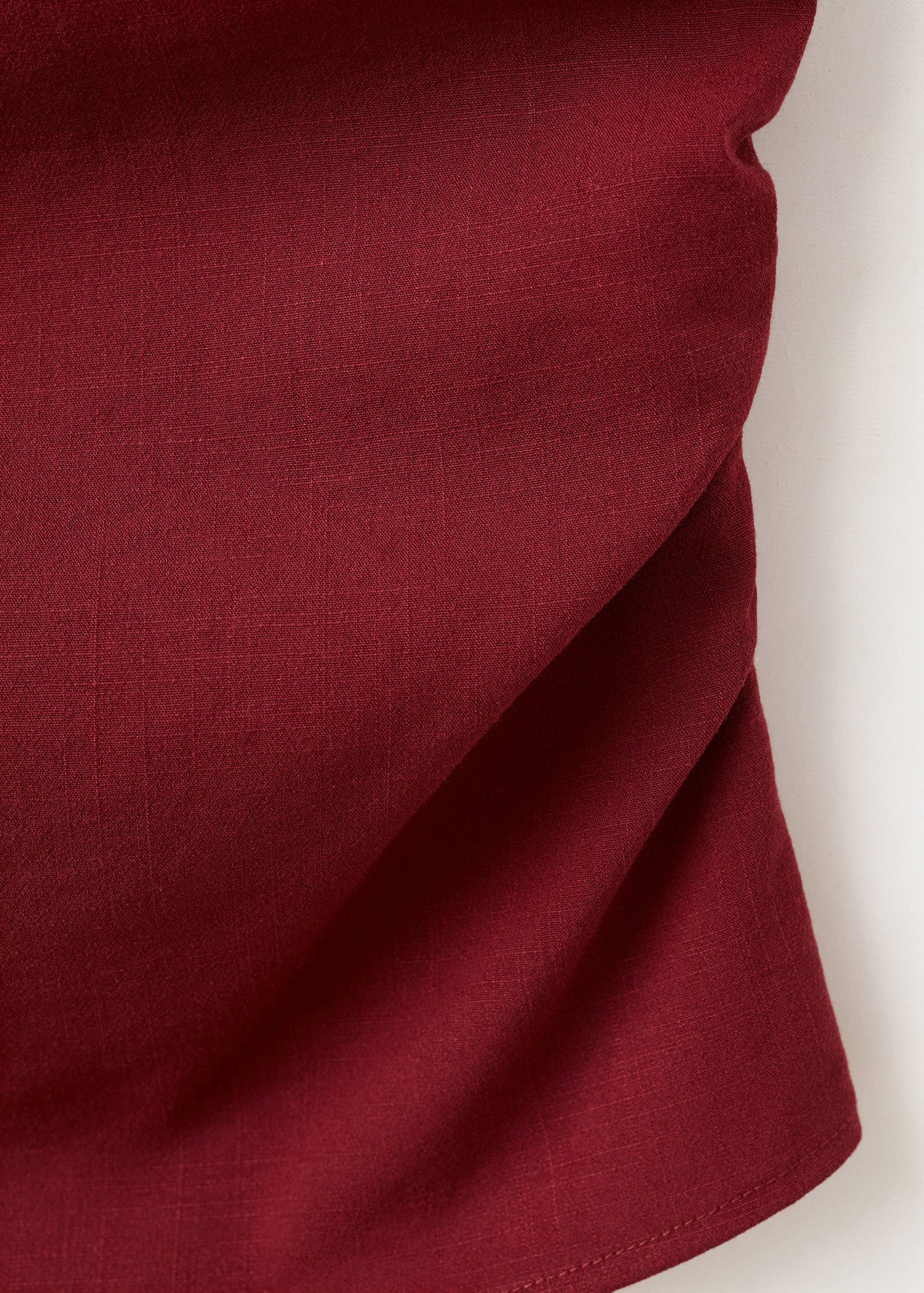 Mango top riga in red