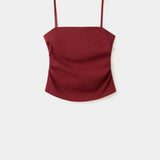 Mango top riga in red