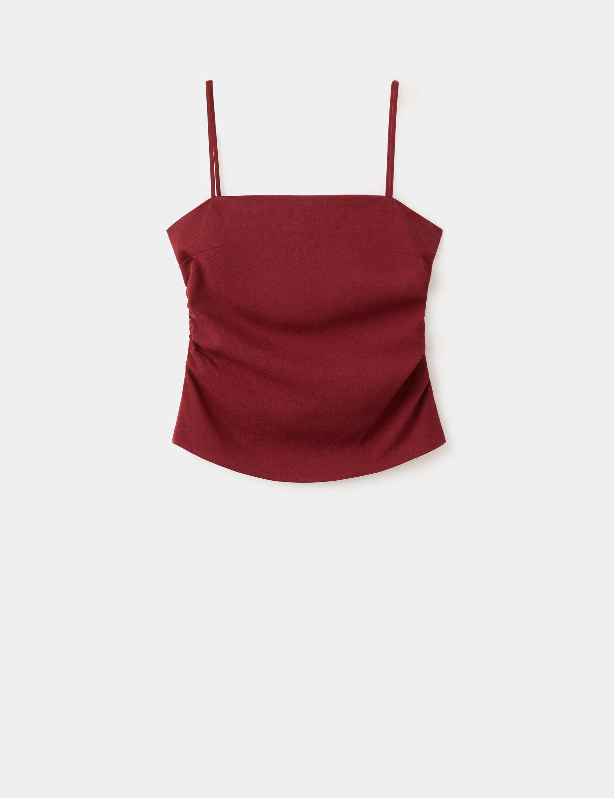 Mango top riga in red