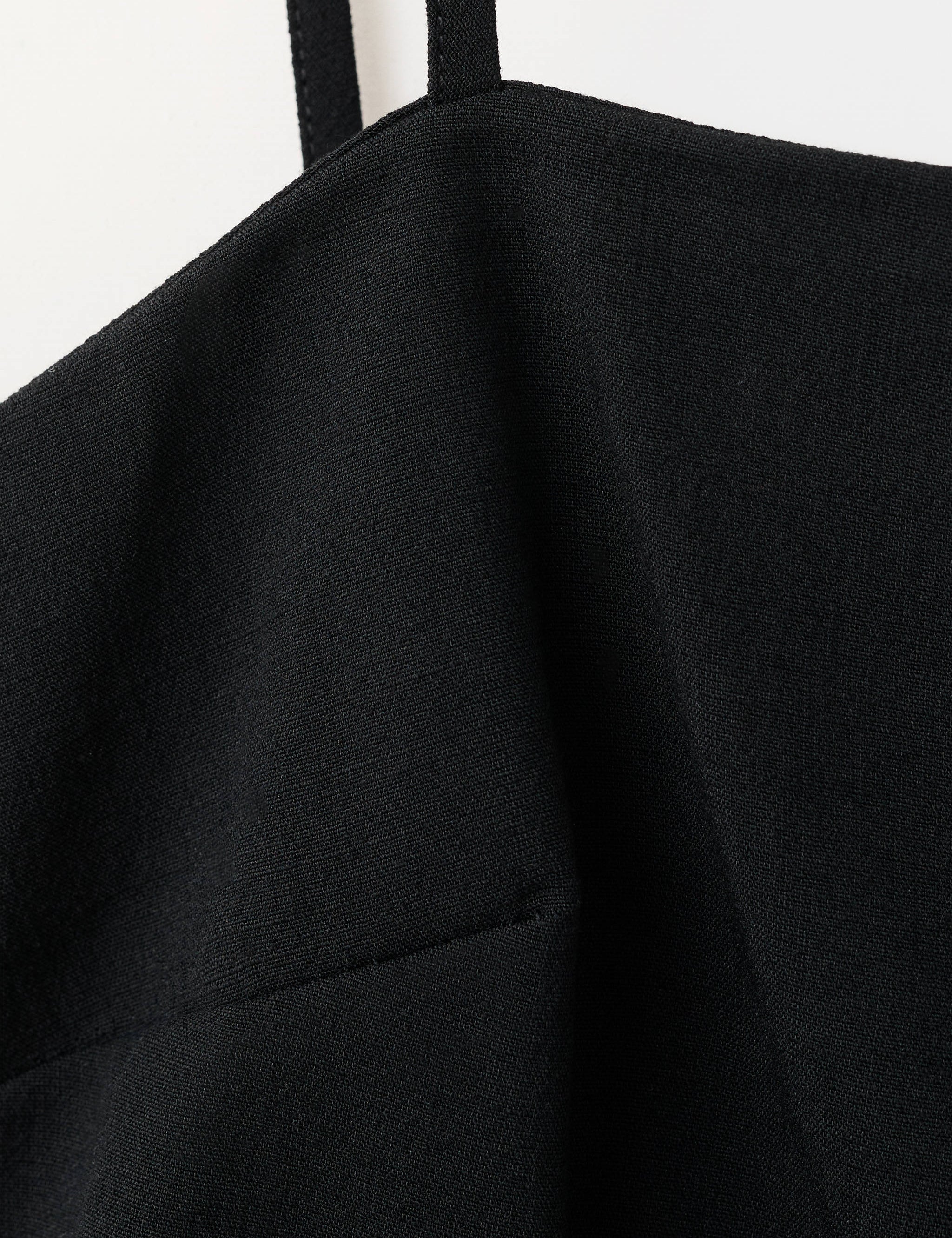 Mango top riga in black