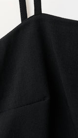 Mango top riga in black