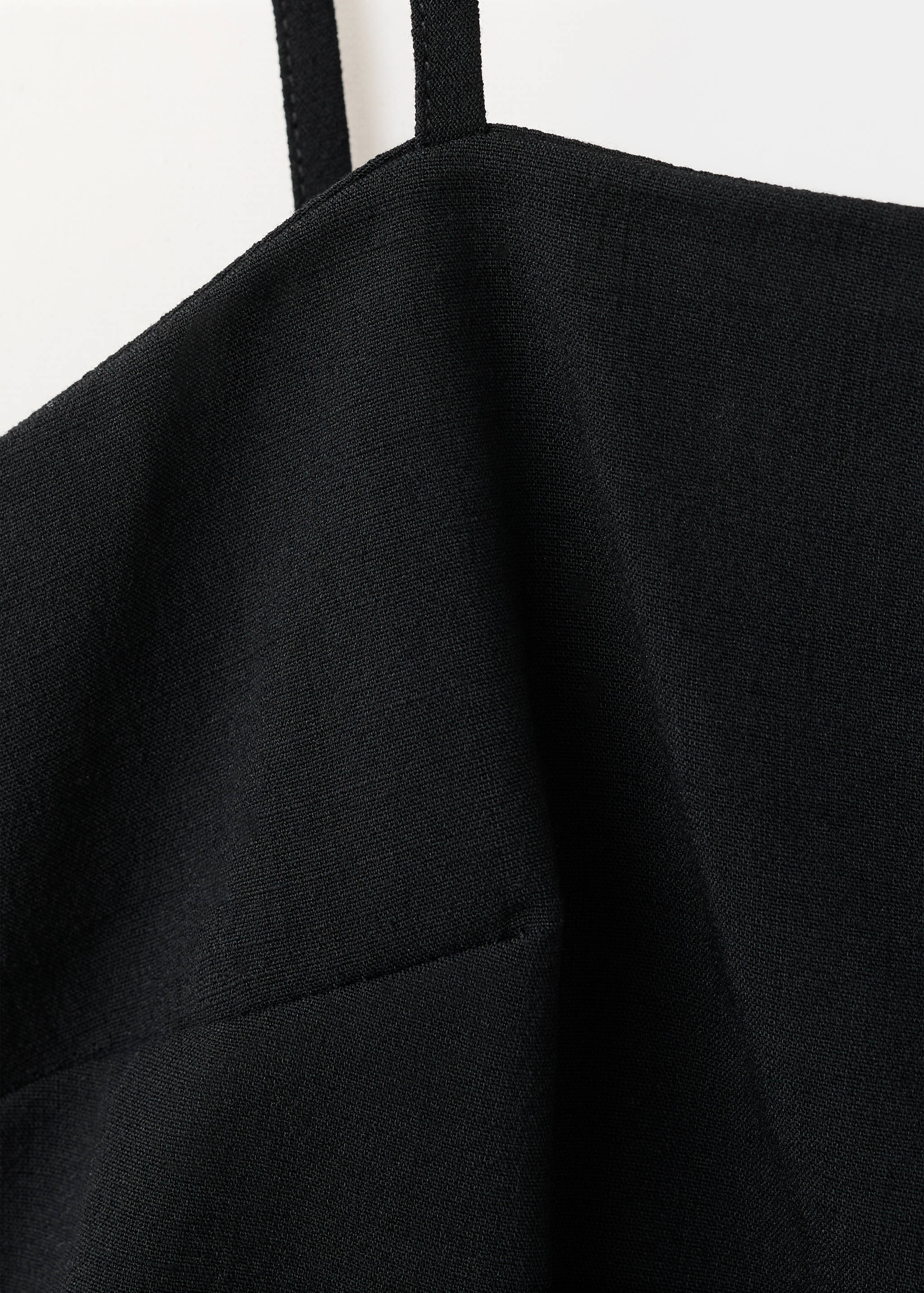 Mango top riga in black