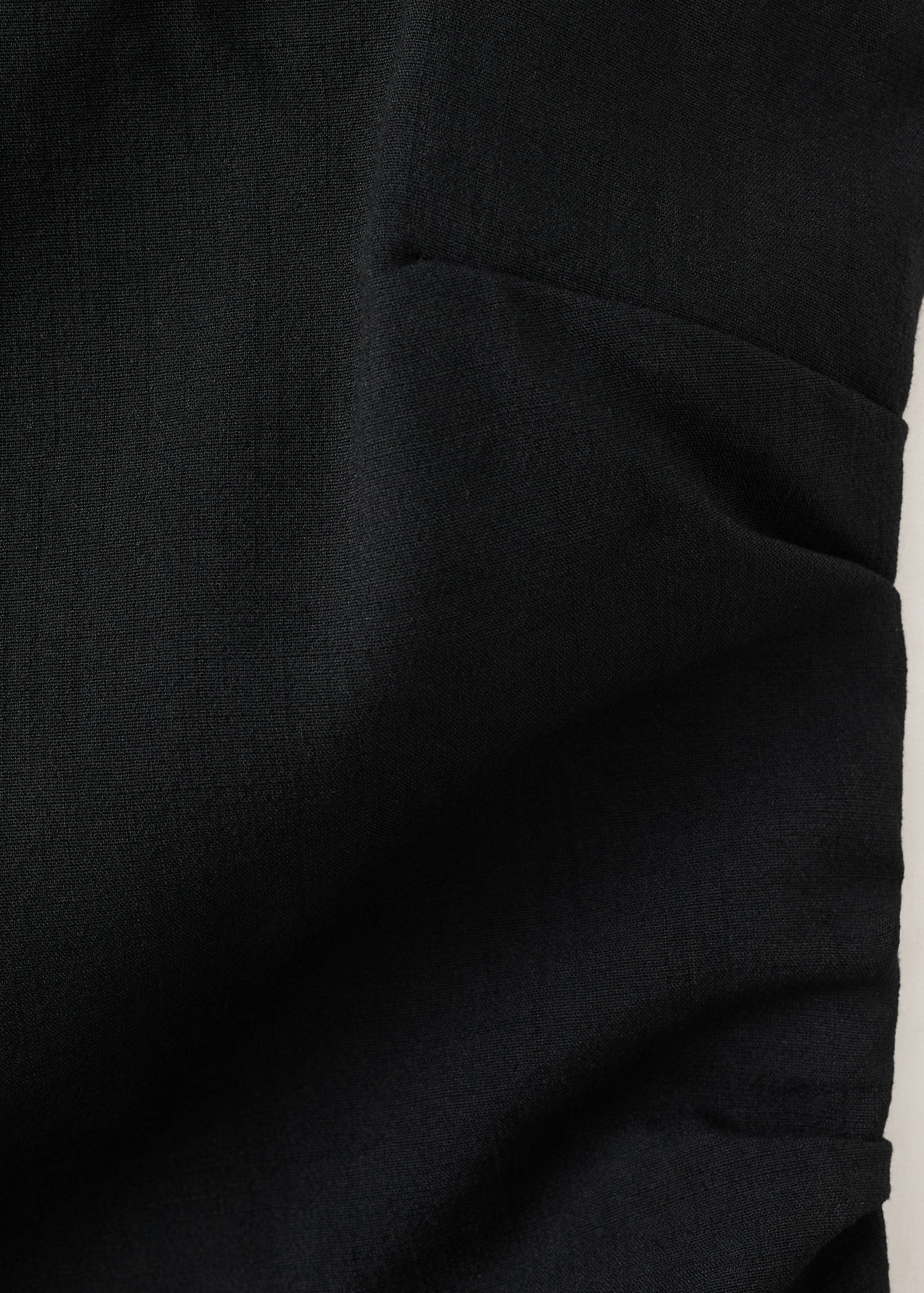 Mango top riga in black