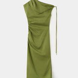 Mango dress mandy in green