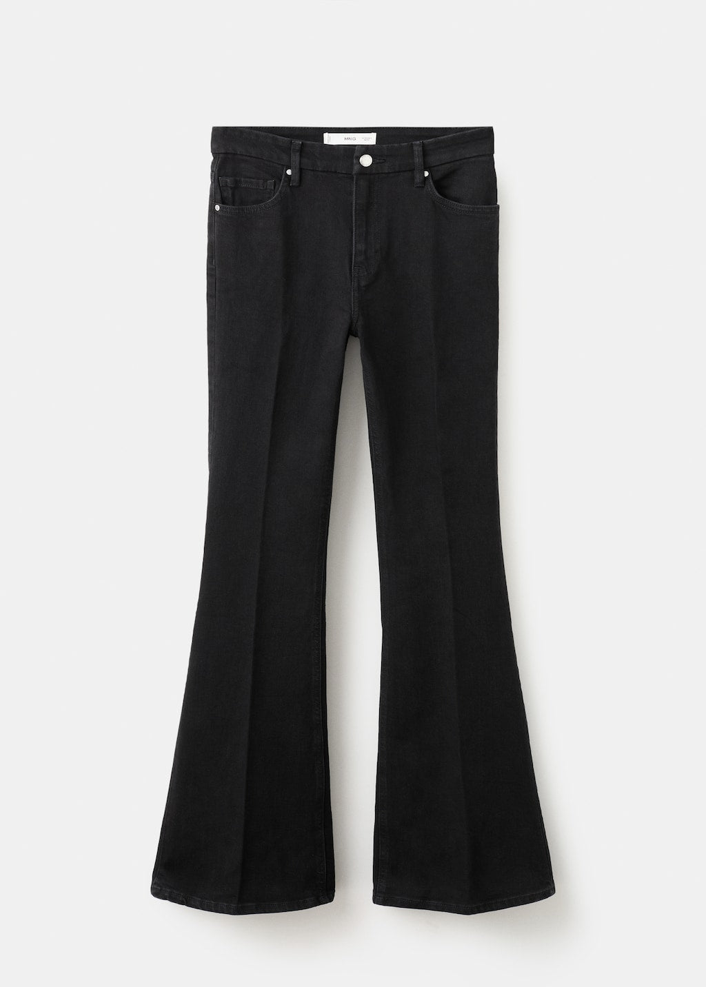 Mango jeans violeta in black denim - Image 2