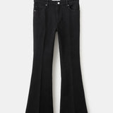 Mango jeans violeta in black denim - Image 2