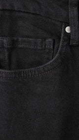 Mango jeans violeta in black denim - Image 3