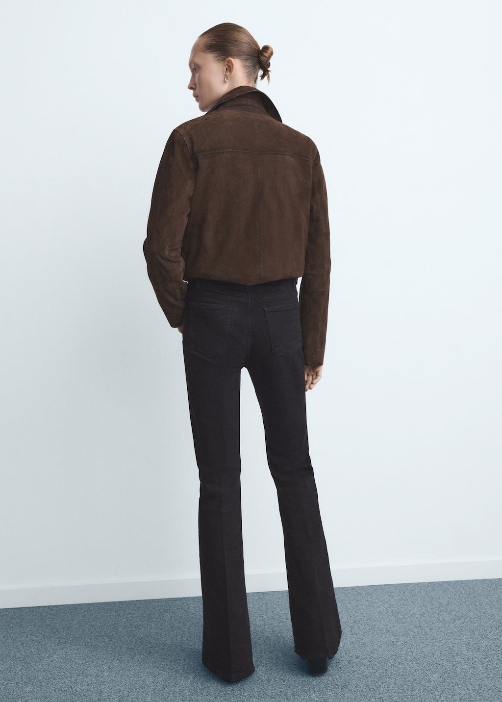 Mango jeans violeta in black denim - Image 7