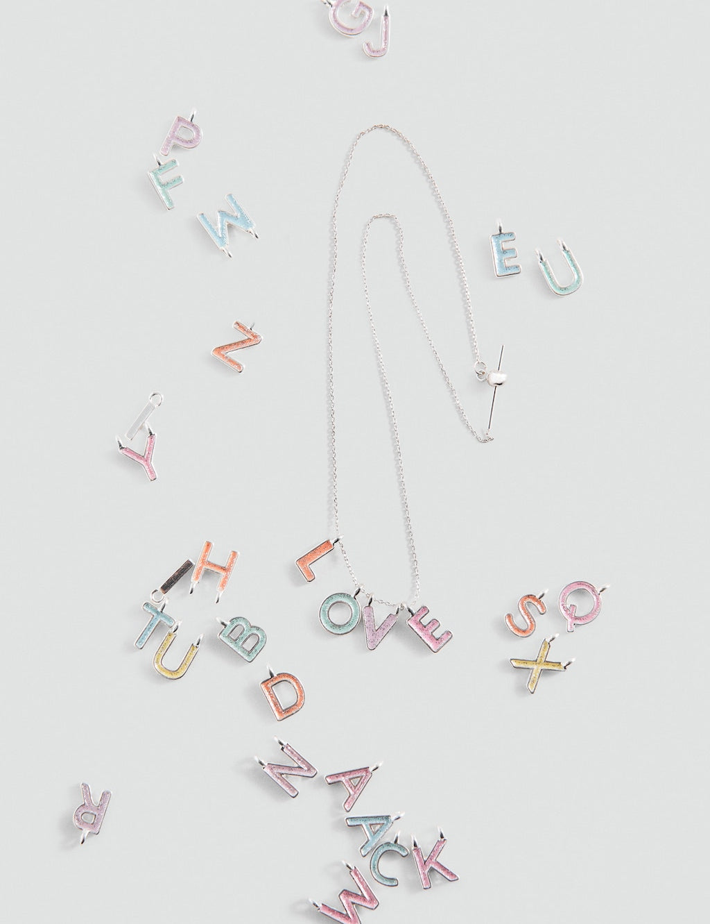 Mango necklace letri in gold - Image 2