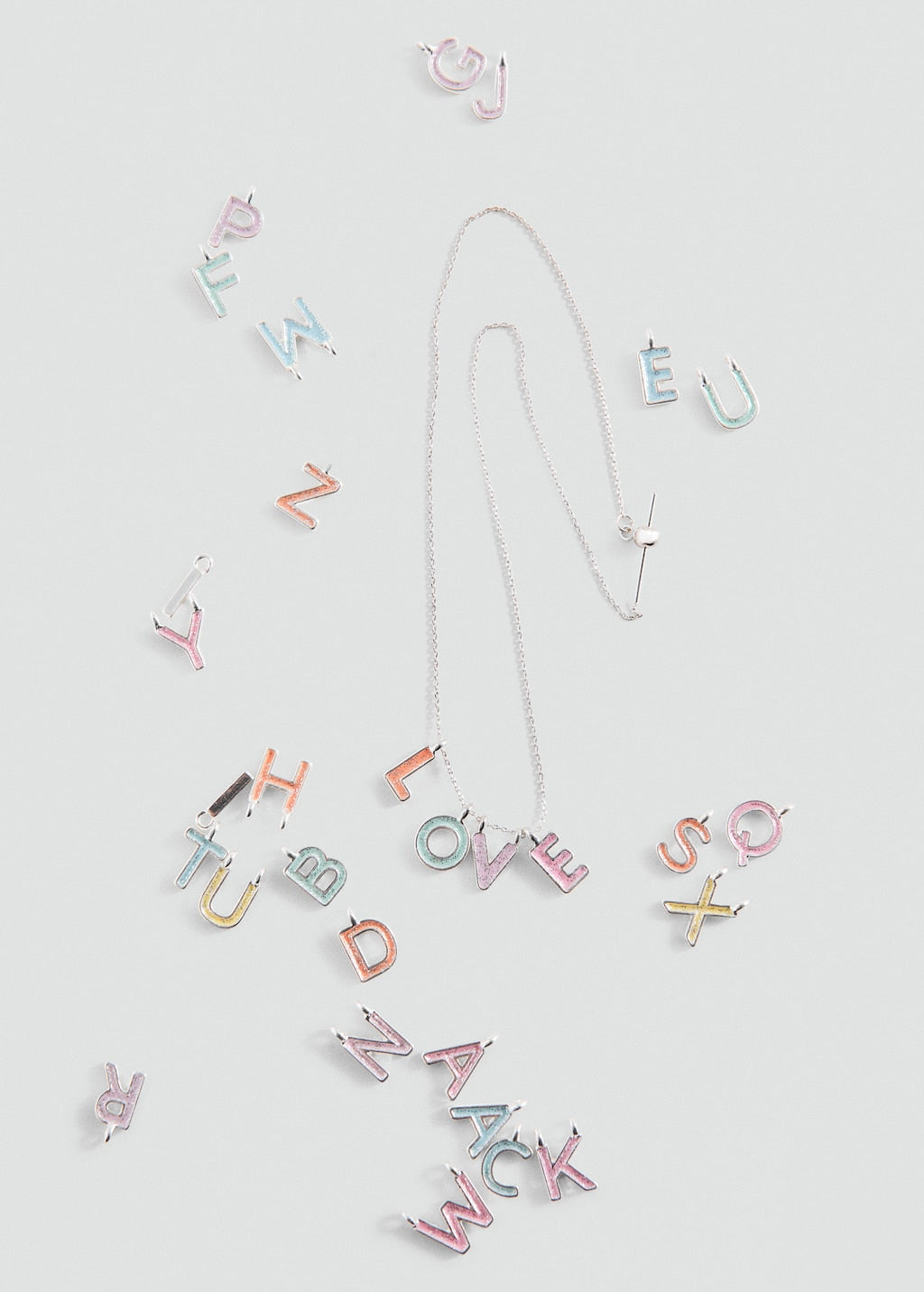 Mango necklace letri in gold - Image 2