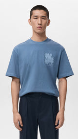 Mango t-shirt blazeh in celestial - Image 1