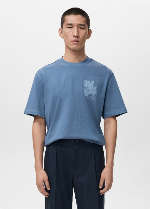 Mango t-shirt blazeh in celestial
