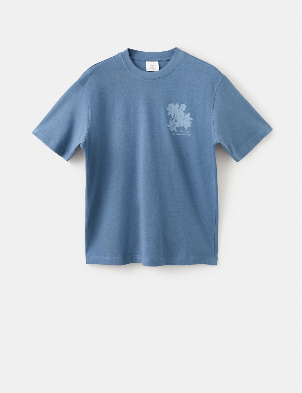 Mango t-shirt blazeh in celestial - Image 2