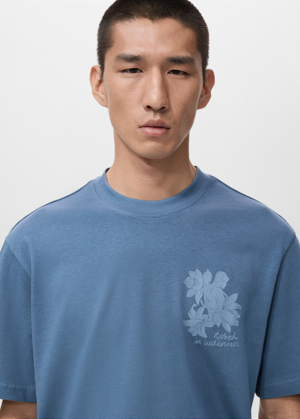 Mango t-shirt blazeh in celestial - Image 4