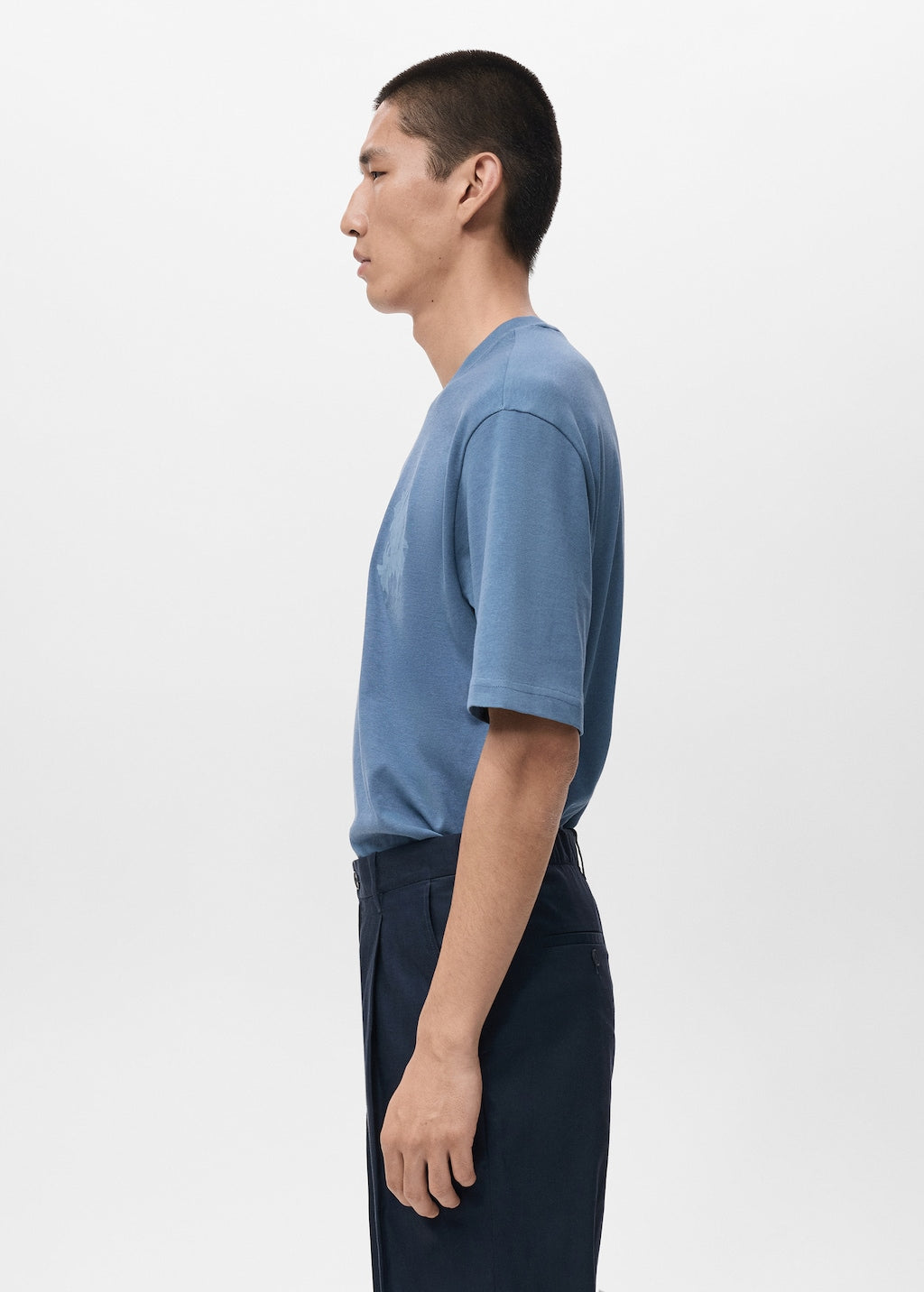 Mango t-shirt blazeh in celestial - Image 5